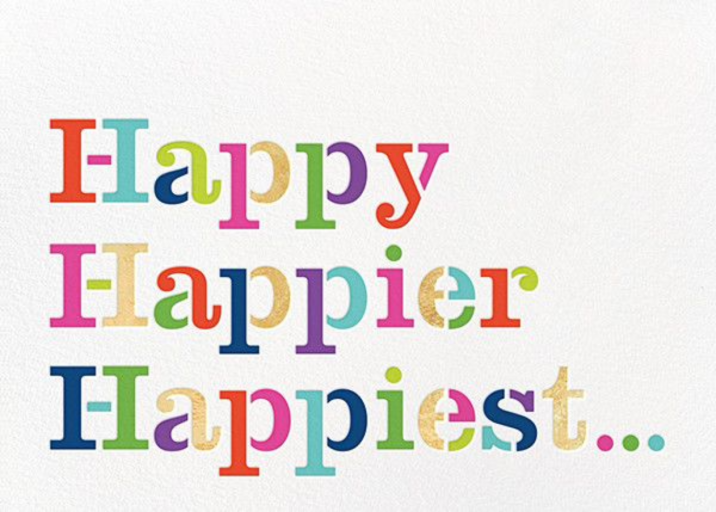 Happy Happier Happiest (New) by kate spade new york