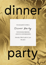 Marble Border - Party Invitation by Paperless Post