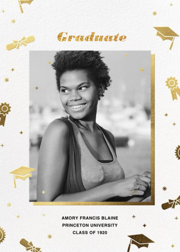 Grad Confetti - Graduation Announcement by Paperless Post