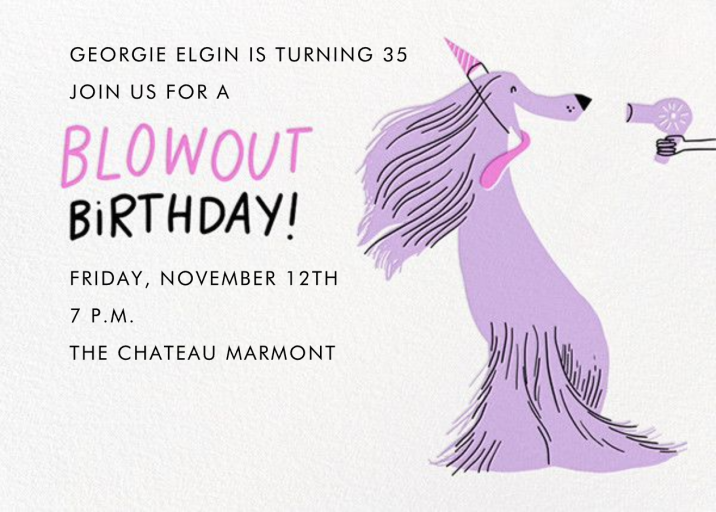 Blowout (Invitation) by Hello!Lucky