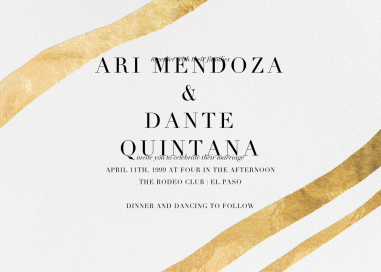 Cherish - Wedding - Wedding Invitation by Kelly Wearstler