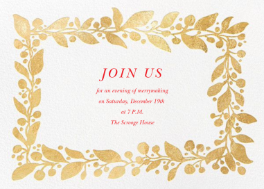 Hedera (Invitation) by Linda and Harriett