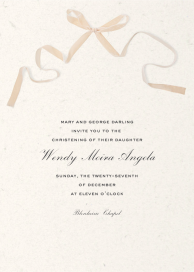 Pink Tie Affair - Baptism & Christening Invitation by Paperless Post