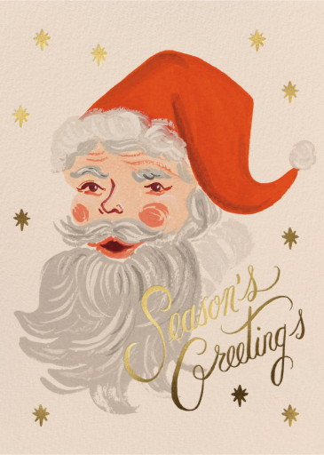Greetings From Santa by Rifle Paper Co.