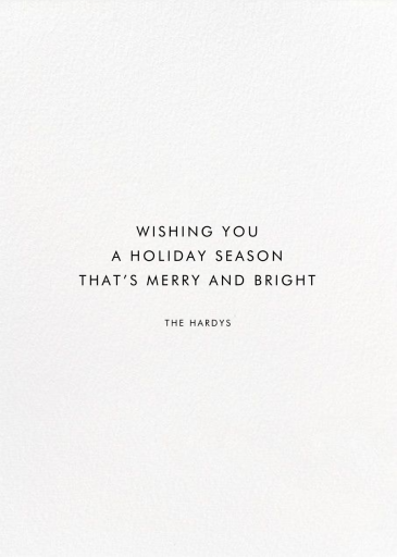 Kaleidoscopic Christmas (Greeting) - Christmas Card by Linda and Harriett - Back