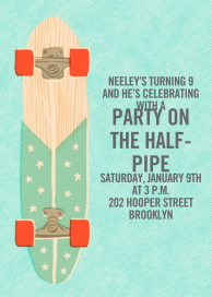 Skaters Gonna Skate - Birthday Invitation by Hello!Lucky