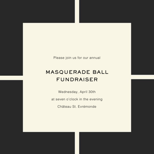 Deco - Fundraiser Invitation by Paperless Post