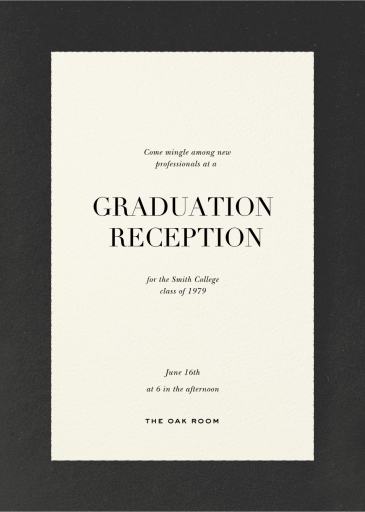 A La Mode - Graduation Party Invitation by Paperless Post