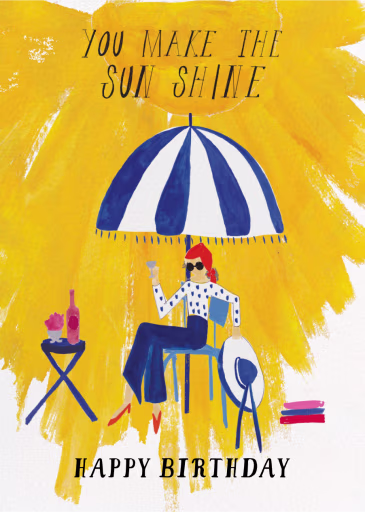Sunshine (Mr. Boddington's Studio) - Birthday Card by Mr. Boddington's Studio