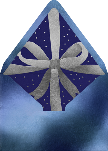 Midnight Snowflakes - Paperless Post Envelope