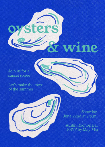 Half-Shell Sip - Summer Party Invitation by Paperless Post