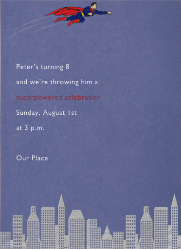 Superhero by Paperless Post