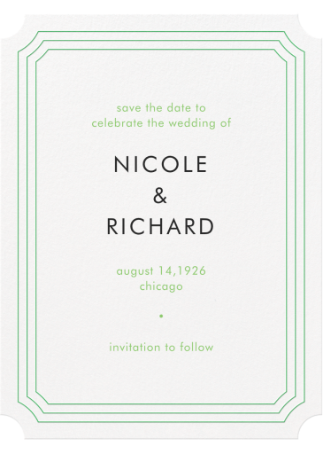 Erte (Save The Date) by Crane & Co.