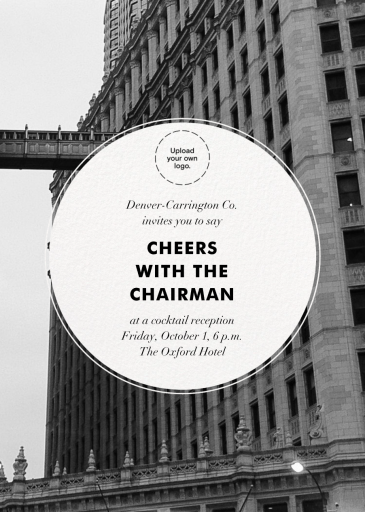 Orbit - Corporate Reception Invitation by Paperless Post