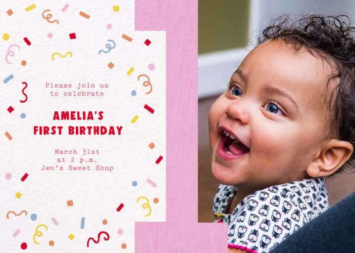 Li’l Confetti - Birthday Invitation by Paperless Post
