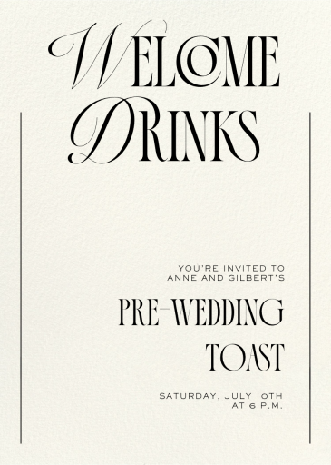 What a Night - Welcome Party Invitation by Paperless Post