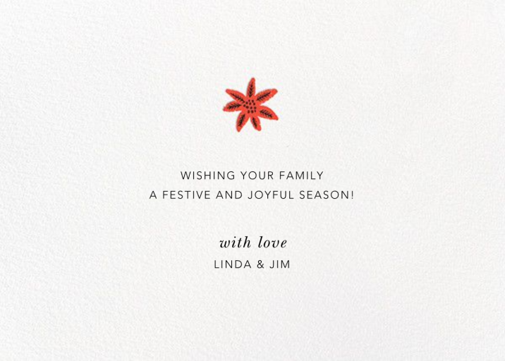 Patridge Pair - Holiday Card by Hello!Lucky - Back