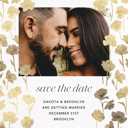Magic Garden Photo - Save the Date by Carolina Herrera