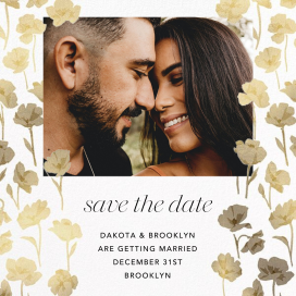 Magic Garden Photo - Save the Date by Carolina Herrera