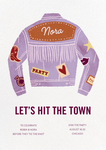 Fringe Benefits - Bachelor/Bachelorette Party Invitation by Paperless Post