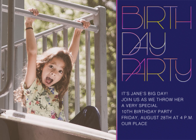 Birthday Candle Lighting (Photo) by Paperless Post