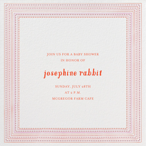 Ribbons for Baby - Baby Shower Invitation by Mr. Boddington's Studio