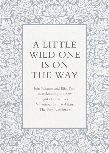 Wildflower Etchings - Baby Shower Invitation by Liberty