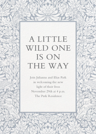 Wildflower Etchings - Baby Shower Invitation by Liberty