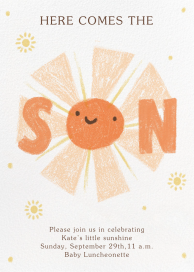 Here Comes the Son - Baby Shower Invitation by Paperless Post