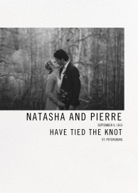 Simple Black and White (Photo) by Paperless Post