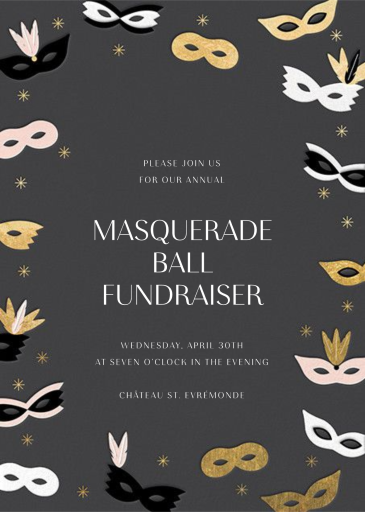 Masquerade (Photo) - Invitation by Paperless Post - Back