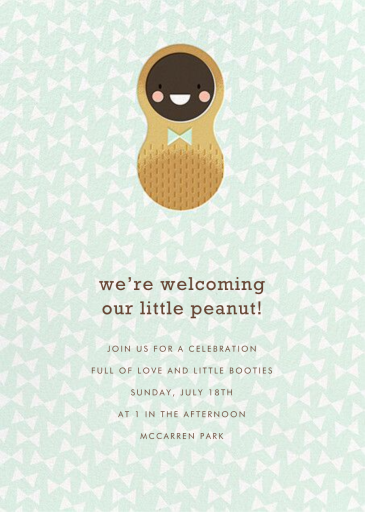 Little Peanut - Baby Shower Invitation by Hello!Lucky