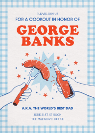 BBQ Toast - Father's Day Invitation de Paperless Post