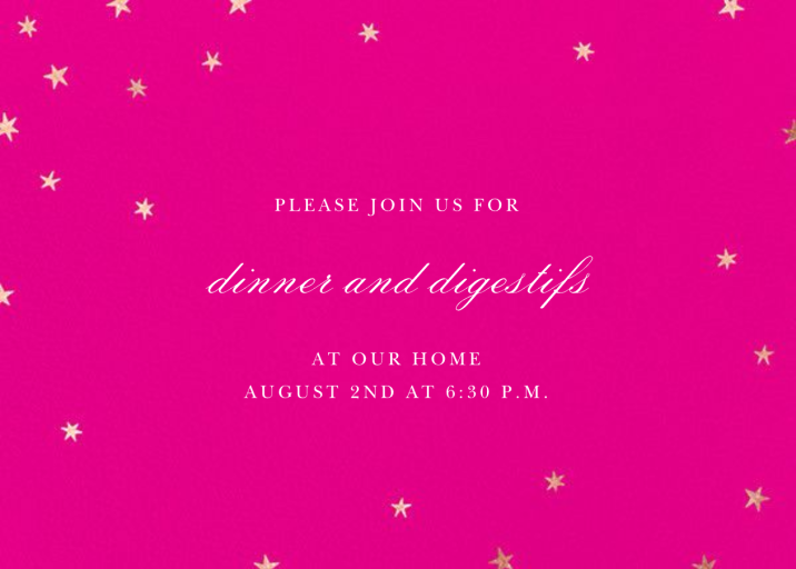 Nightly (Tall) - Cocktail Party Invitation by Paperless Post