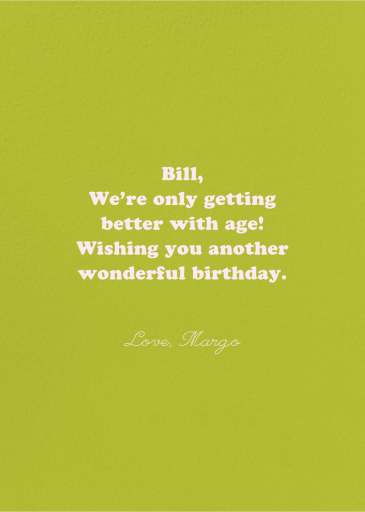 Cheers to That - Birthday Card by Party Mountain - Back