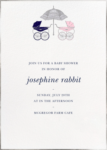 Pram - Baby Shower Invitation by Paperless Post
