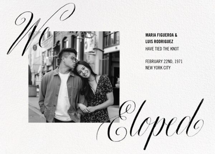 Charmed (Elopement) by Paperless Post