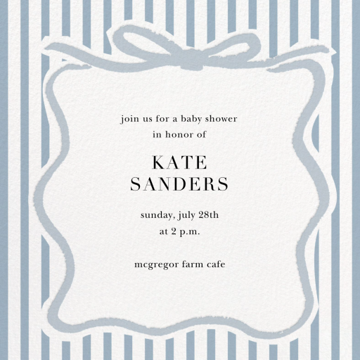 Coquette Ribbons - Invitation by Sugar Paper