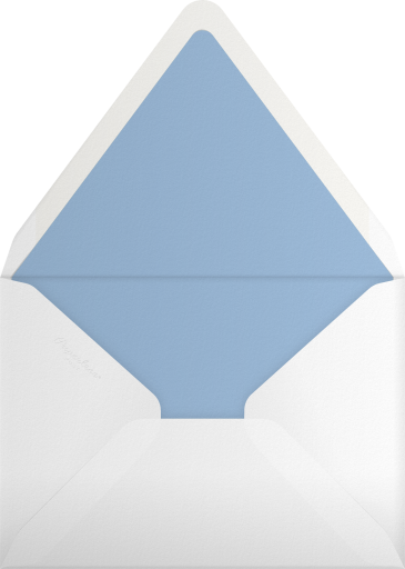 Blue Allium Stage - Oscar de la Renta Envelope