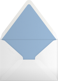 Blue Allium Stage - Oscar de la Renta Envelope