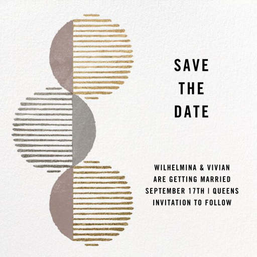Saros - Save the Date by Kelly Wearstler