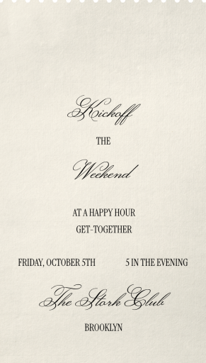 Detailed Note - Dinner Party Invitation by Paperless Post