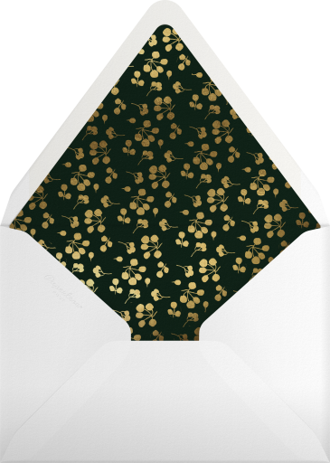 Photo Golden Berry Branches Card Envelope