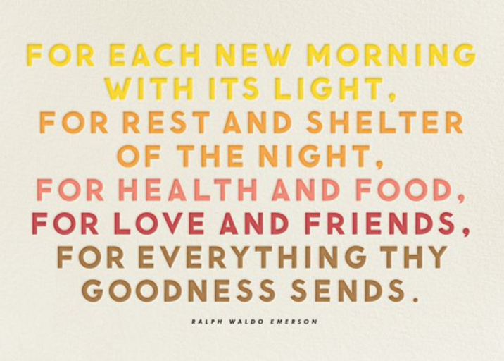 Emerson Quote by The Indigo Bunting