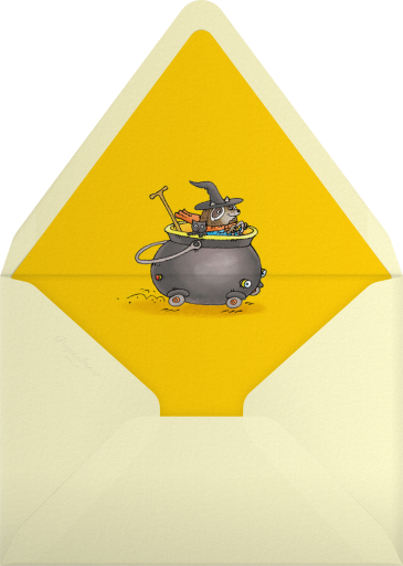 Coven Night - Richard Scarry Envelope