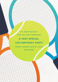 Old School Racquets by Paperless Post