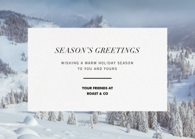 Matter - Business Holiday Card by Paperless Post