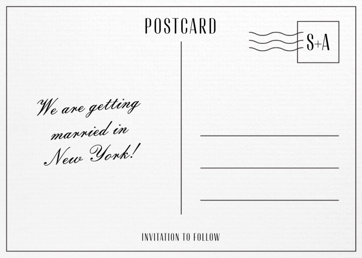 Wedding Postage - Invitation by Paperless Post - Back