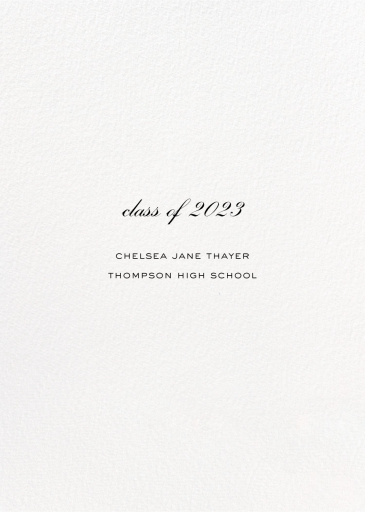 Confetti Multi-Photo (Tall) - New Year's Card by kate spade new york - Back