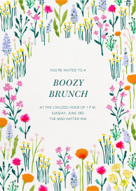 Wild Blooms - Brunch Invitation by Paperless Post